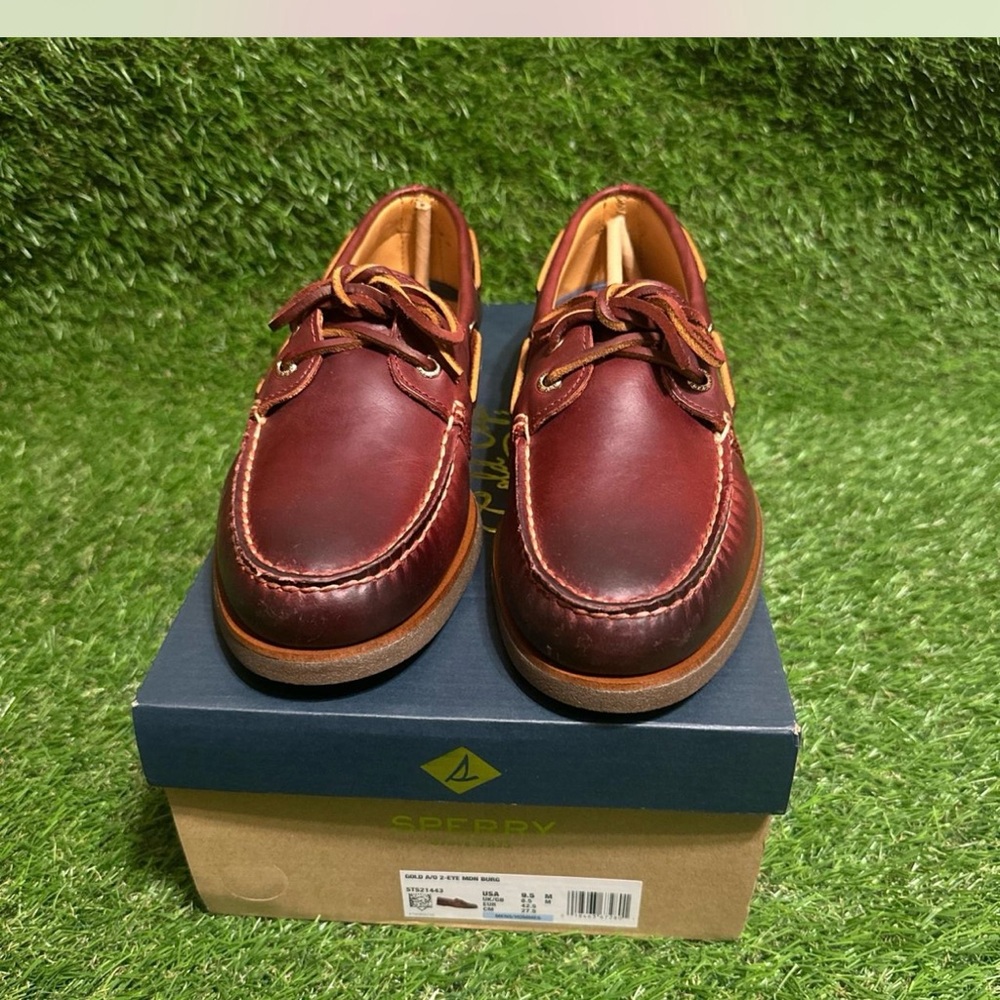 Sperry Brown Leather Boat Shoes